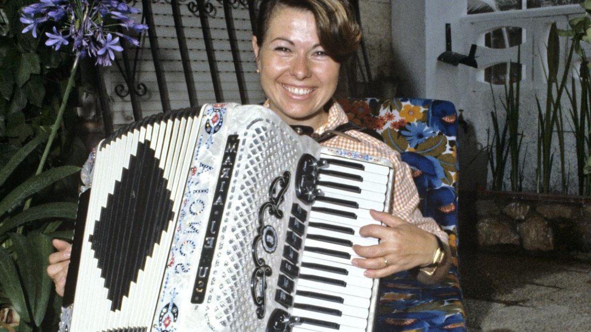 Imagen de archivo de la artista María Jesús Grados Ventura, más conocida como 'María Jesús y su acordeón'.