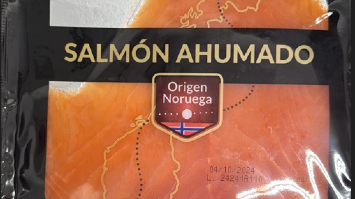 El lote de salmón para el cual se ha dictaminado la alerta sanitaria.