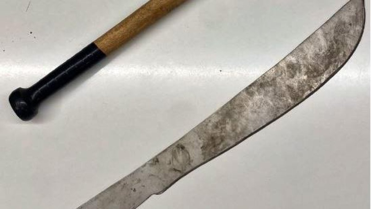 El material incautado.