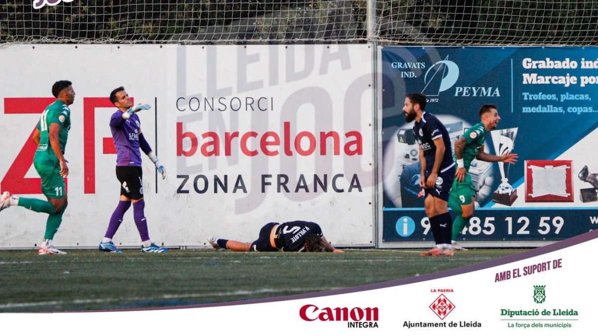 Derrota del Atlètic Lleida en Cerdanyola