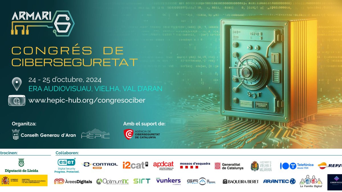 Cartel del primer Congreso de Ciberseguridad Armari 6