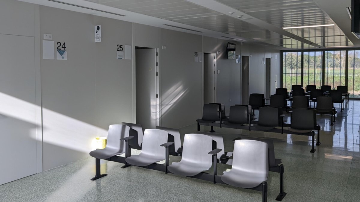 Una sala d'espera d'un centre sanitari de la demarcació de Lleida