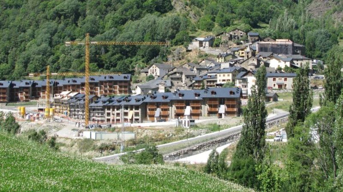 Imatge d'arxiu de l'àmbit a mig construir d'Espui, a la Vall Fosca,