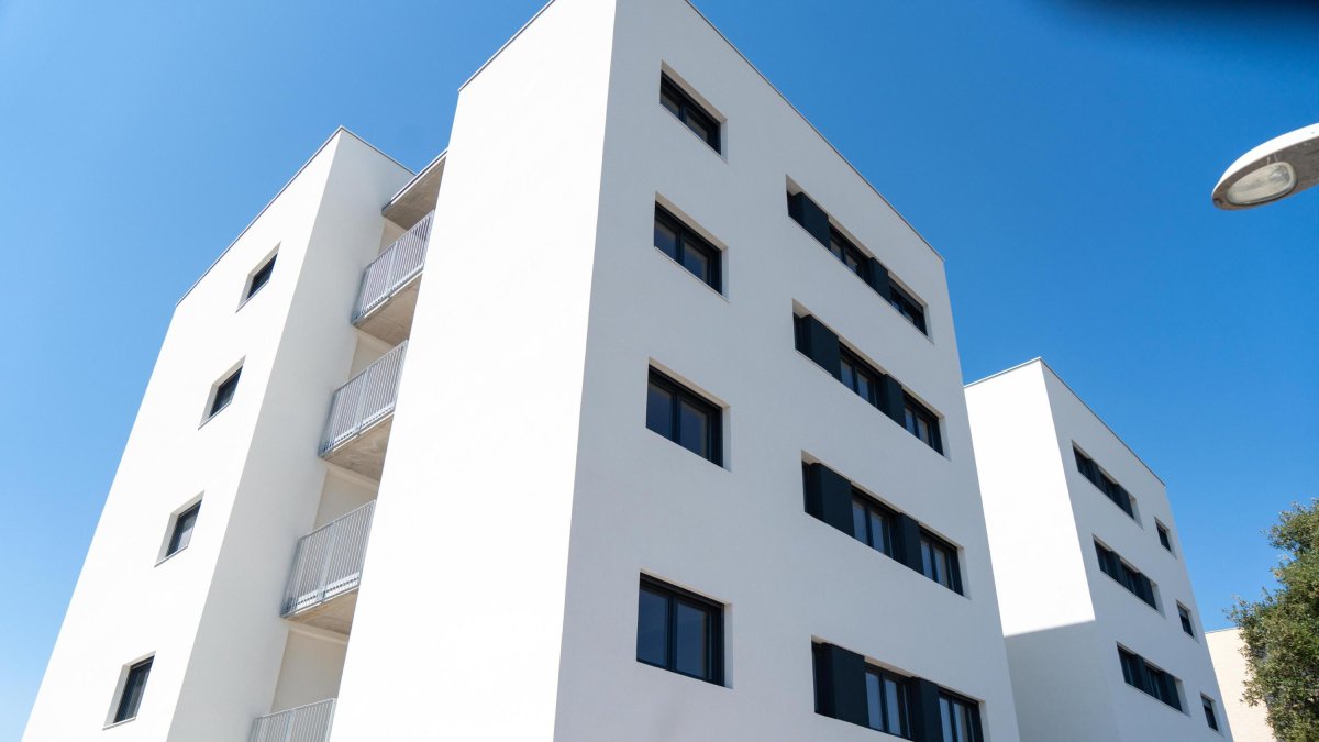 El nou bloc de pisos de lloguer social a Lleida, al barri dels Mangraners.