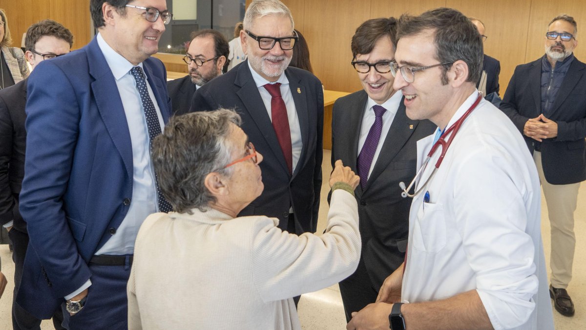 La consellera Pané, el 13 de novembre durant l'acte a l'Arnau de Vilanova de Lleida.