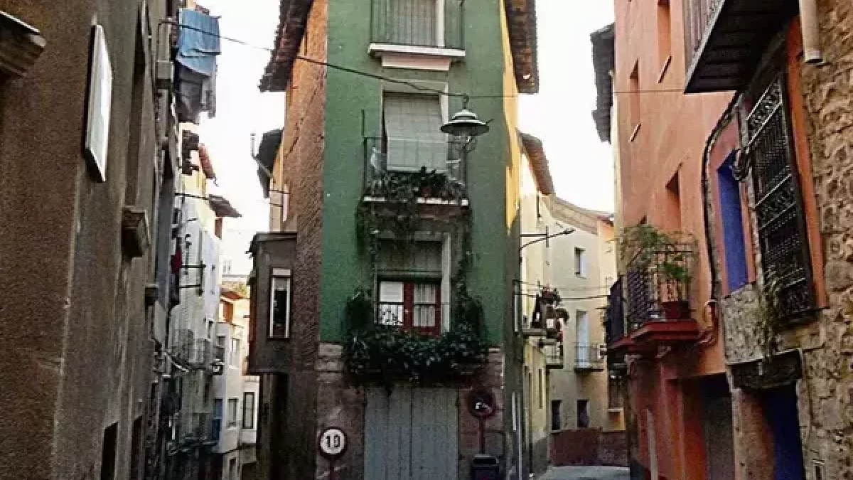 Cantonada dels carrers Sant Gil i Barranc a Fraga. - VEÏNS DEL CENTRE HISTÒRIC