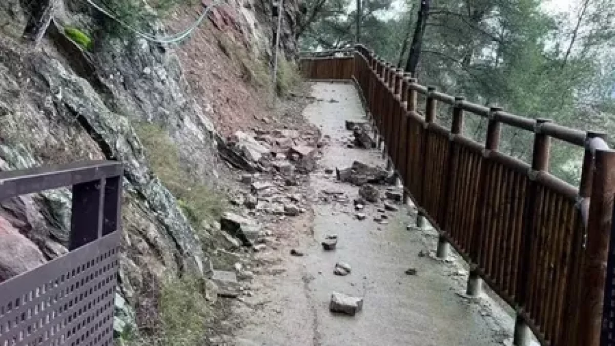La ruta cicloturística que pasa por Sant Llorenç de Montgai, cortada. - AJUNTAMENT DE CAMARASA