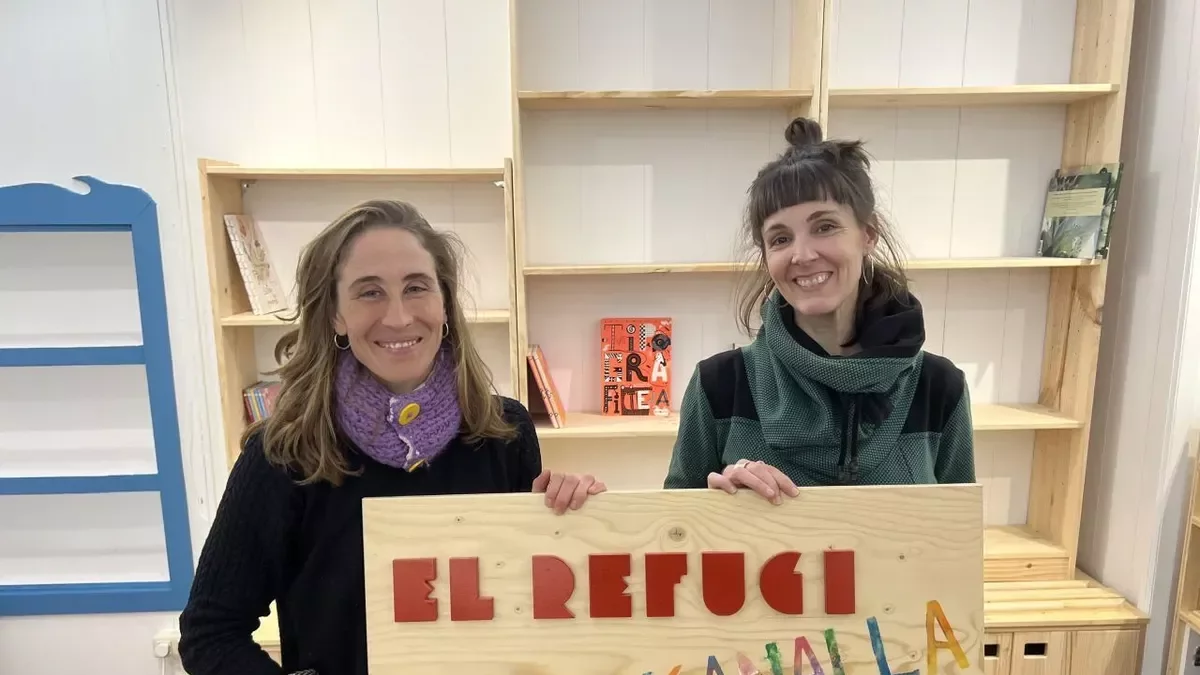 Núria Vilarrubla i Sònia Mataró, impulsores d’El Refugi Kanalla. - ACN
