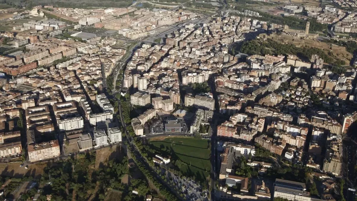 Vista aèria de la ciutat de Lleida en una foto d’arxiu. - SEGRE