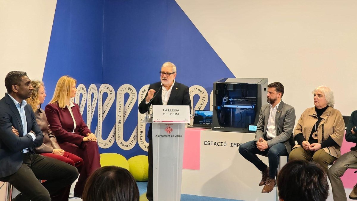 Larrosa, aquest dimarts durant la trobada amb els mitjans de comunicació.