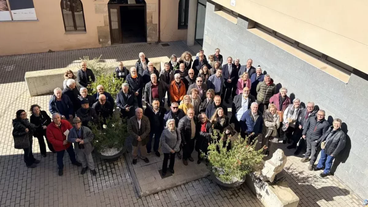 Fotografía de los participantes en el encuentro de jueces y juezas de paz en Juneda. - JUSTICIA