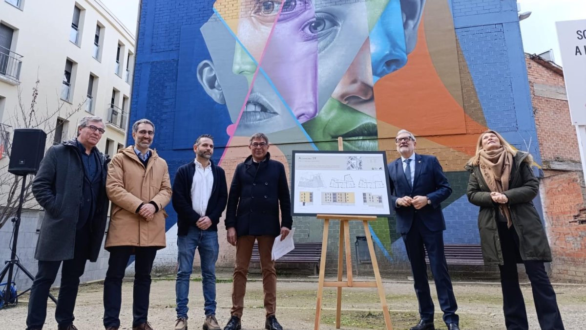 La presentación del edificio de 11 pisos entre Galera, Alsamora y plaza de l’Ereta.