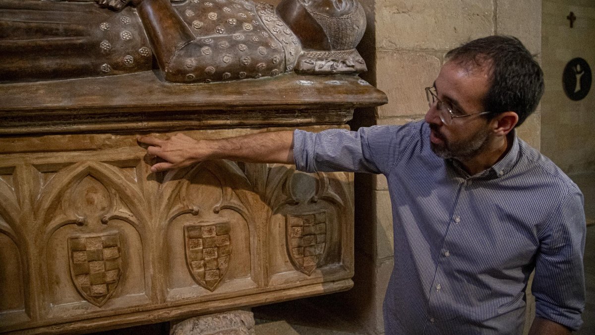 Robert Porta és l'actual director del Monestir de les Avellanes.