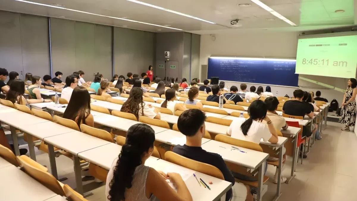 Imatge de l’any passat de l’inici de la selectivitat al campus de Cappont de la Universitat de Lleida. - MAGDALENA ALTISENT