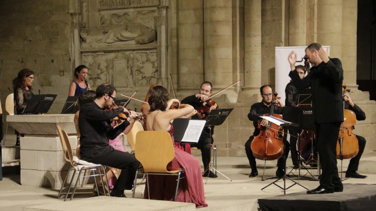 El concert ‘Cartes a Granados’ a la nau central de la Seu Vella.