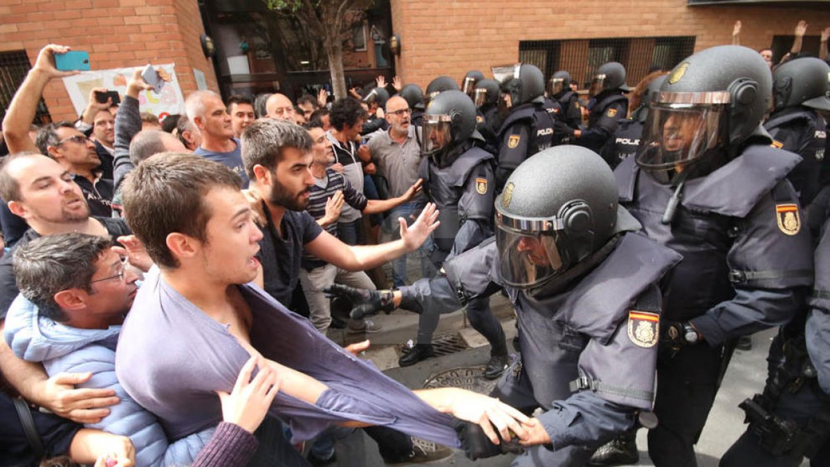 Càrregues policials a Lleida