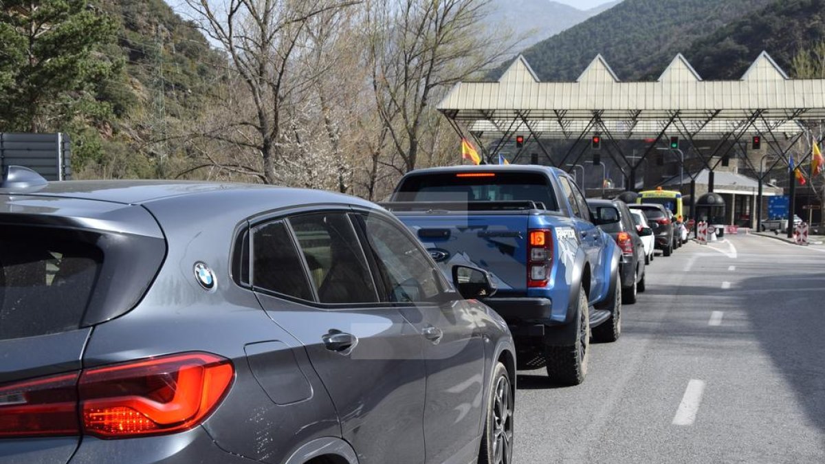 Imatge d'arxiu de la frontera amb Andorra.