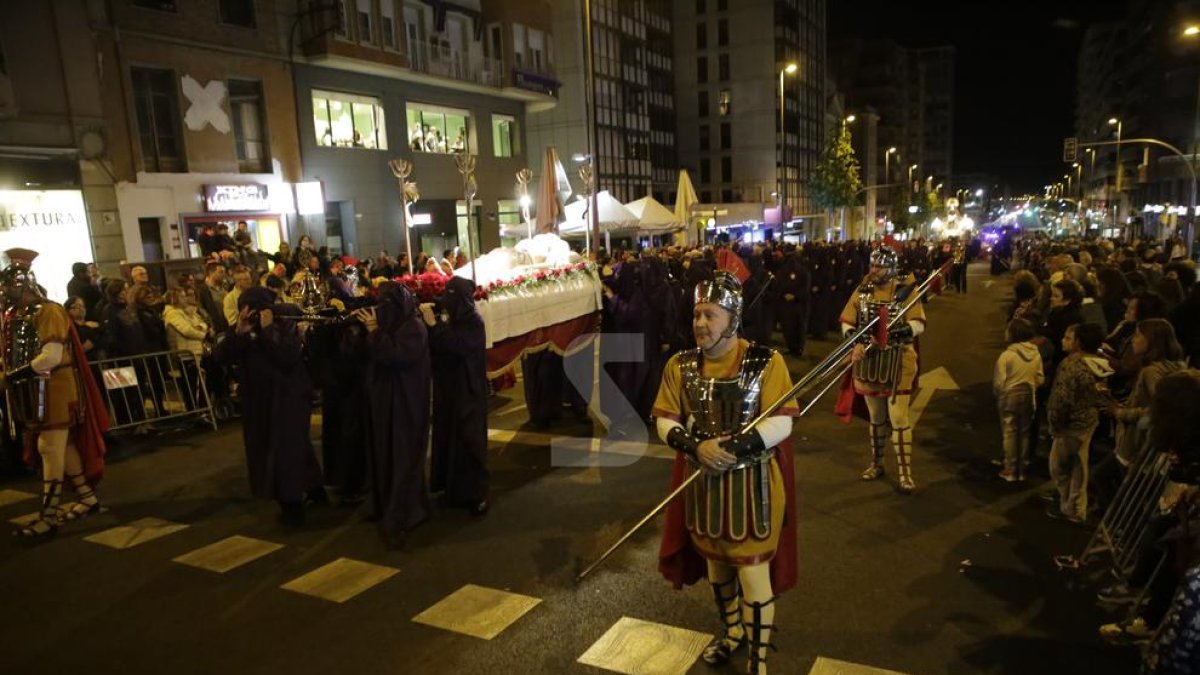 Processó del Sant Enterrament del Divendres Sant a Lleida.