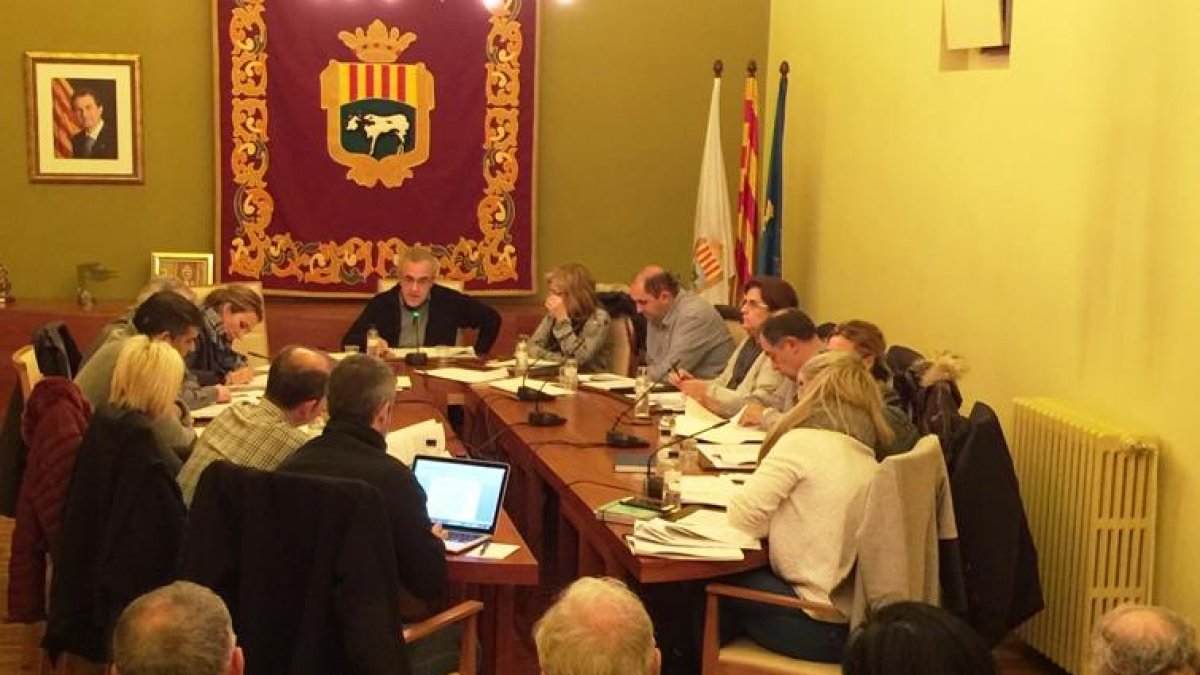 Imatge d’arxiu d’un ple de l’ajuntament de les Borges Blanques.