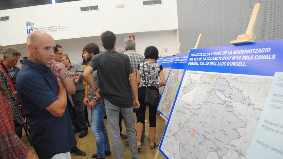 Presentació del projecte ahir a Bell-lloc d’Urgell.