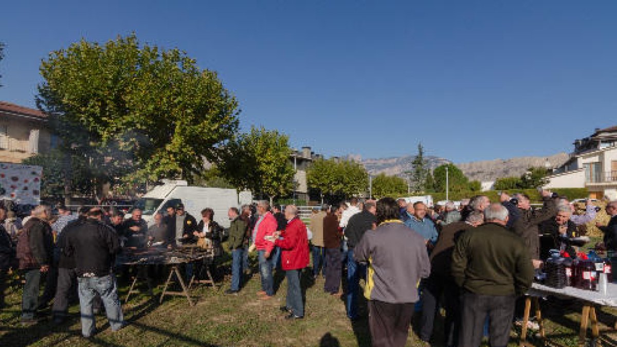 El recinte de la Fira de Tots Sants d’Oliana.