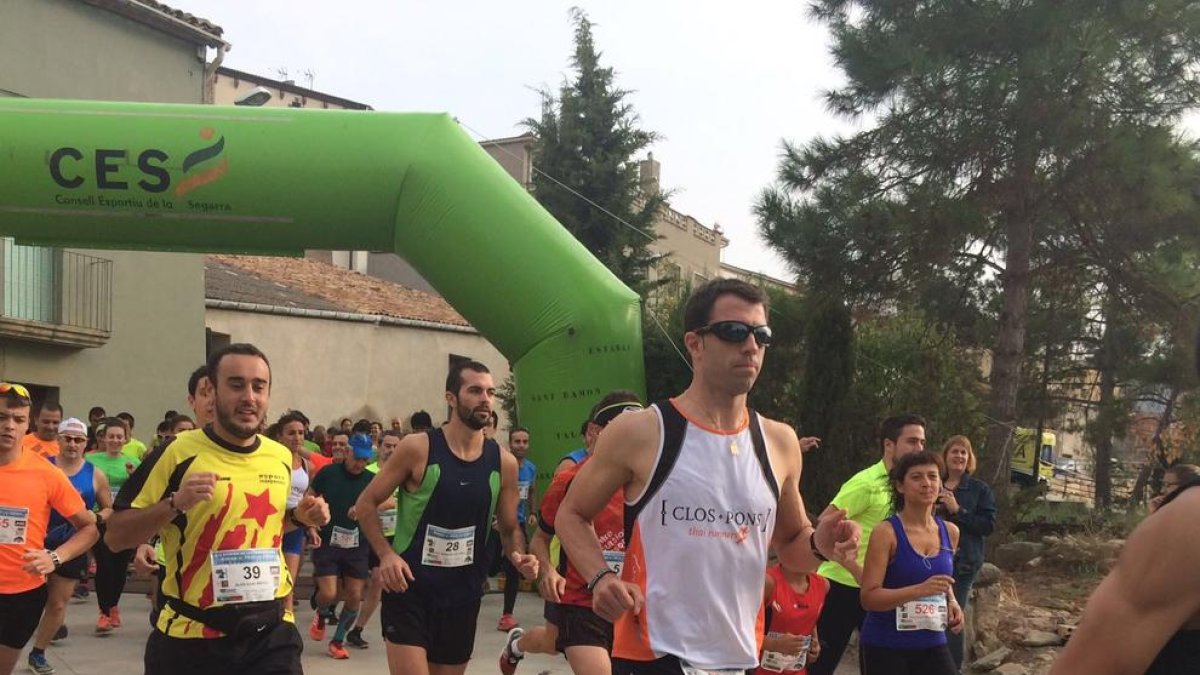 Óscar Plaza i Elisa Lladós vencen en la Cursa de les Carabasses