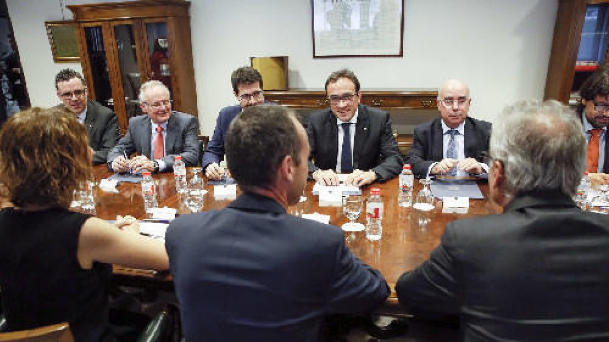 La reunió entre la Generalitat, el Govern d’Andorra i la Seu.