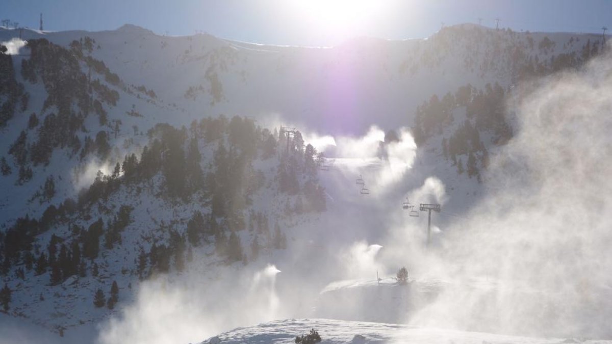Canons de neu aquesta setmana a Baqueira.