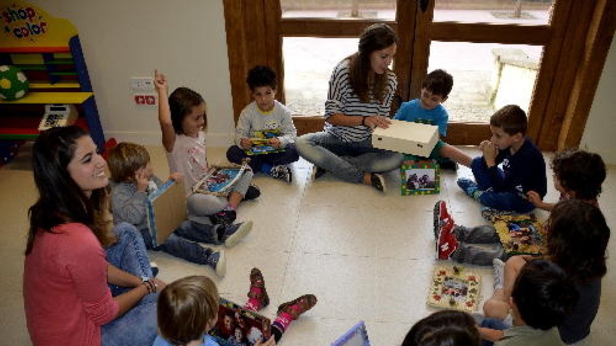Alumnes de l’escola de Salàs de Pallars.