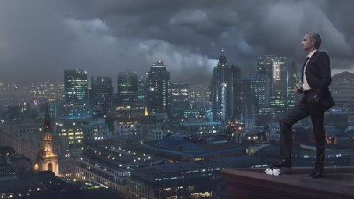 Mourinho, en plena arenga.