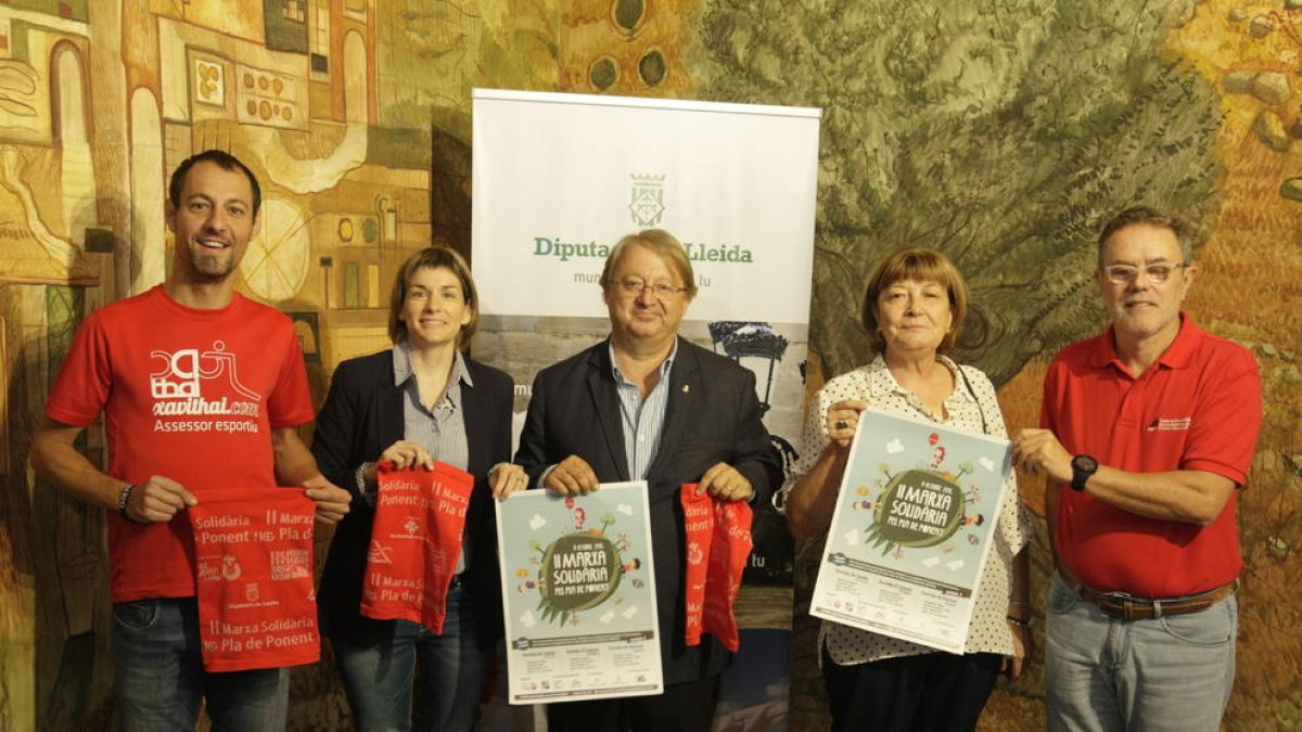 Un moment de la presentació de la carrera ahir a la Diputació.