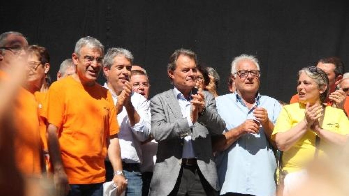 Homs i Mas, ahir a Arenys de Munt.