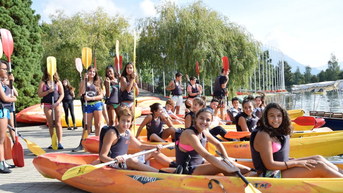 Promocionen el piragüisme entre 500 estudiants de la Seu d’Urgell