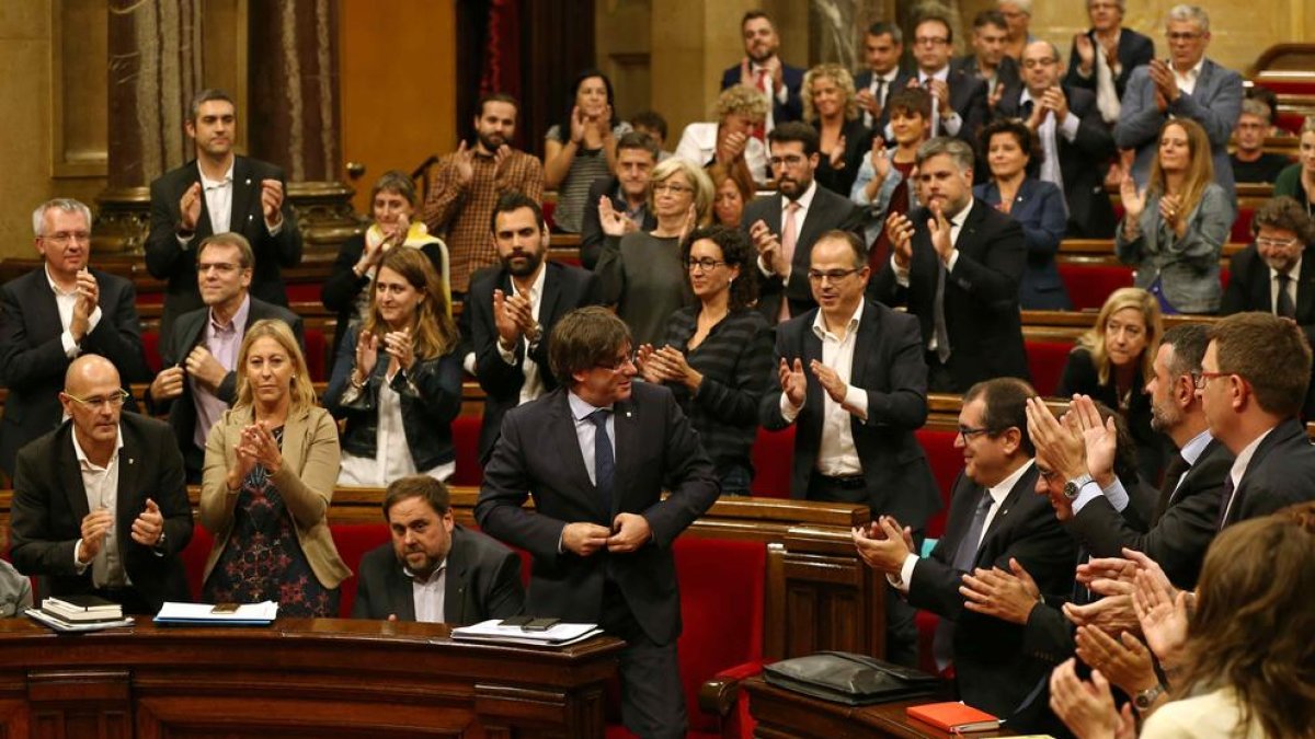 La Mesa del Parlament dóna llum verda a les resolucions independentistes