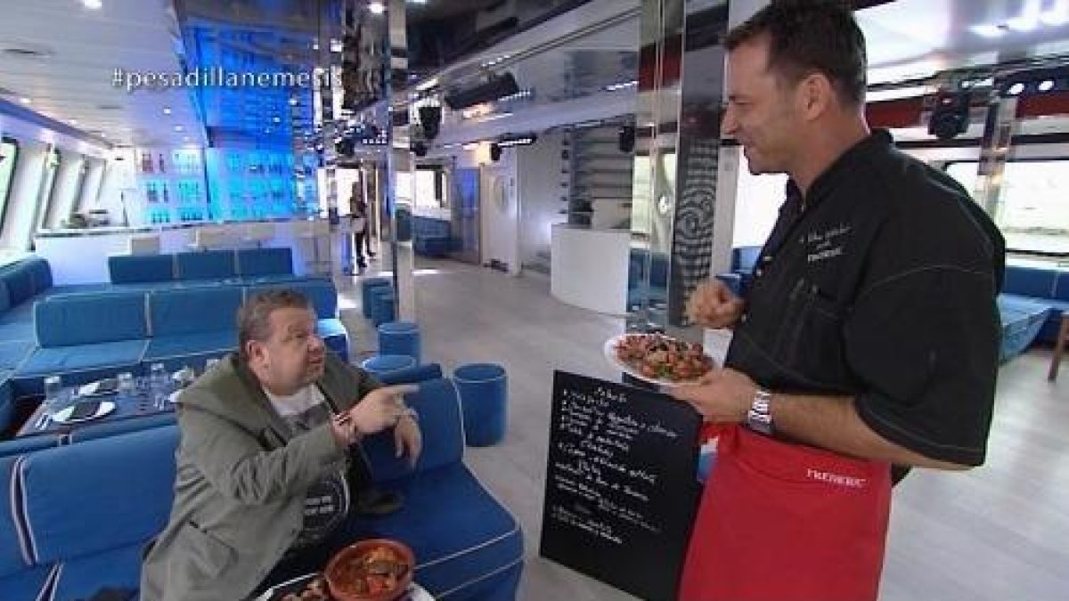 Chicote, amb l’amo del Némesis.