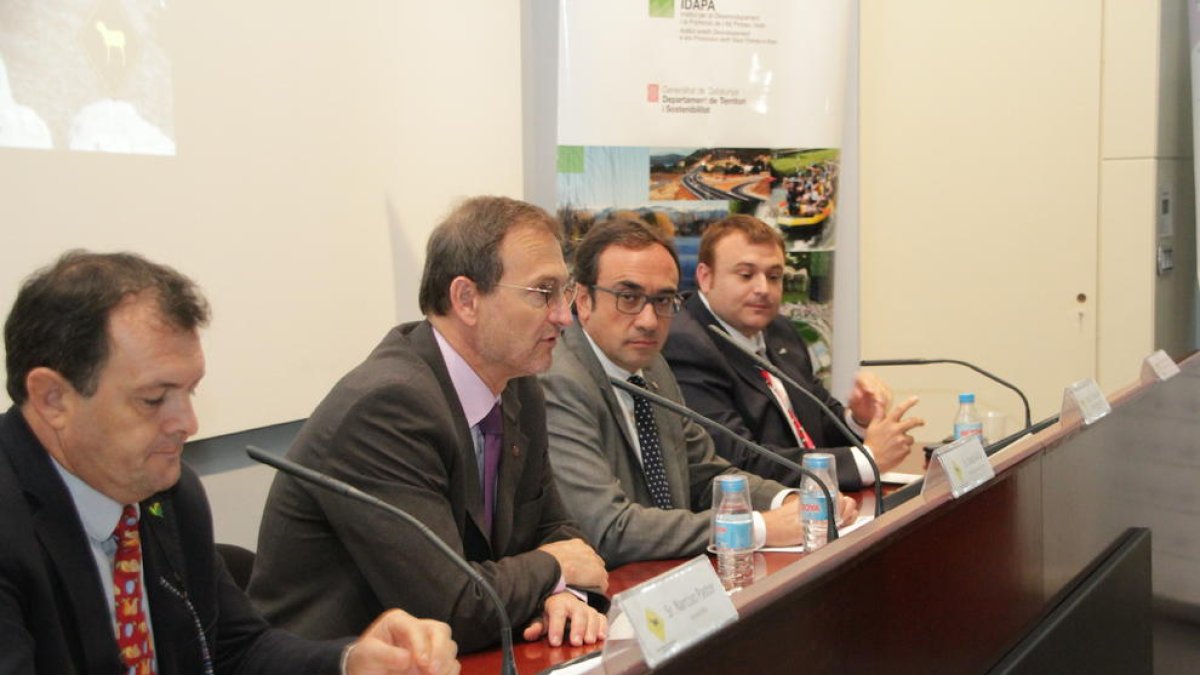 Josep Rull al Congrés de Transhumància de Catalunya a Lleida.