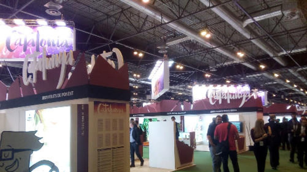 L’estand de Catalunya en la passada edició de Fruit Attraction.