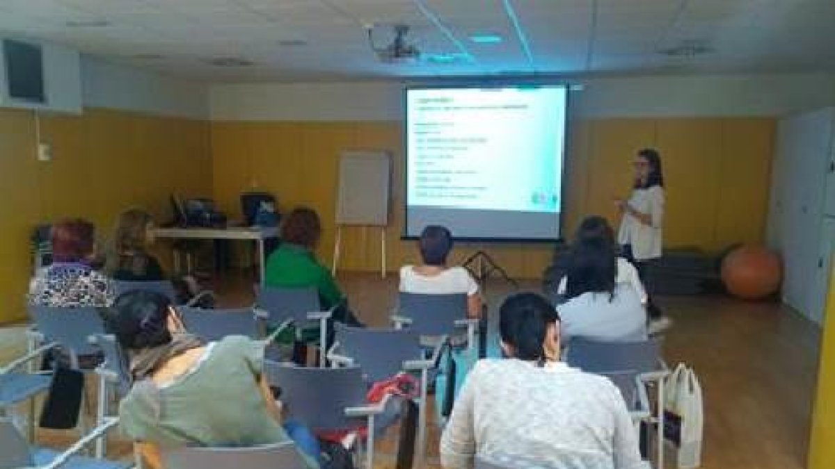 Un dels tallers a infermeres del programa Nereu.