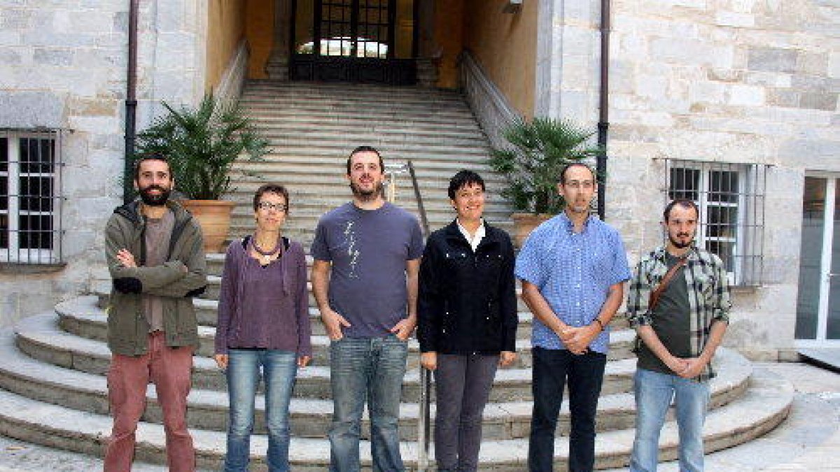 Foto de família d’alguns dels impulsors del projecte.