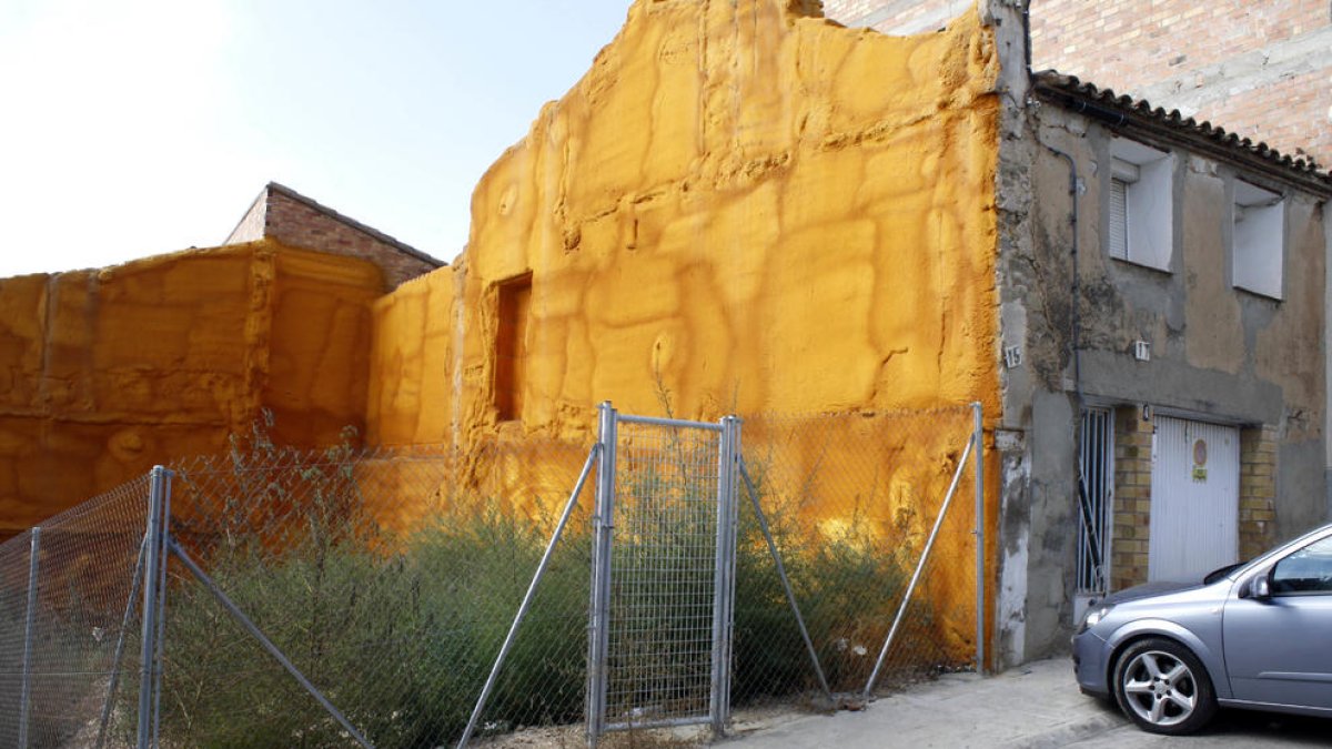 Imatge d’un solar adquirit per l’ajuntament d’Alpicat.