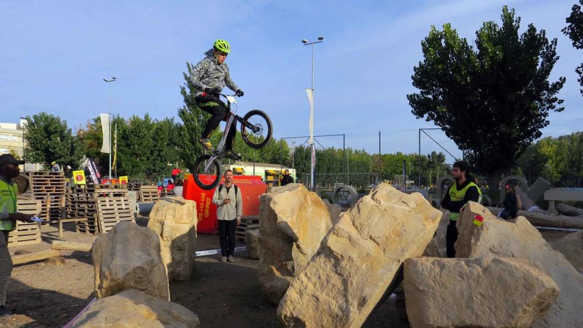 Català de ‘bike trial’ a Pardinyes