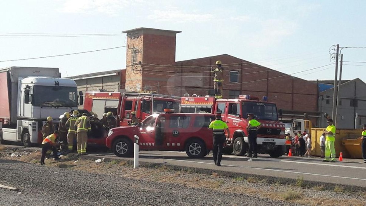 Dos muertos en un accidente en l'N-240 en Juneda