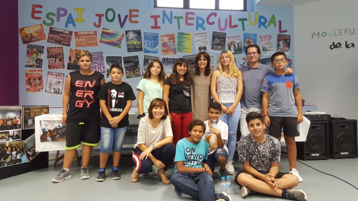 Una inspectora de l’Unicef va visitar Mollerussa el 3 d’octubre.