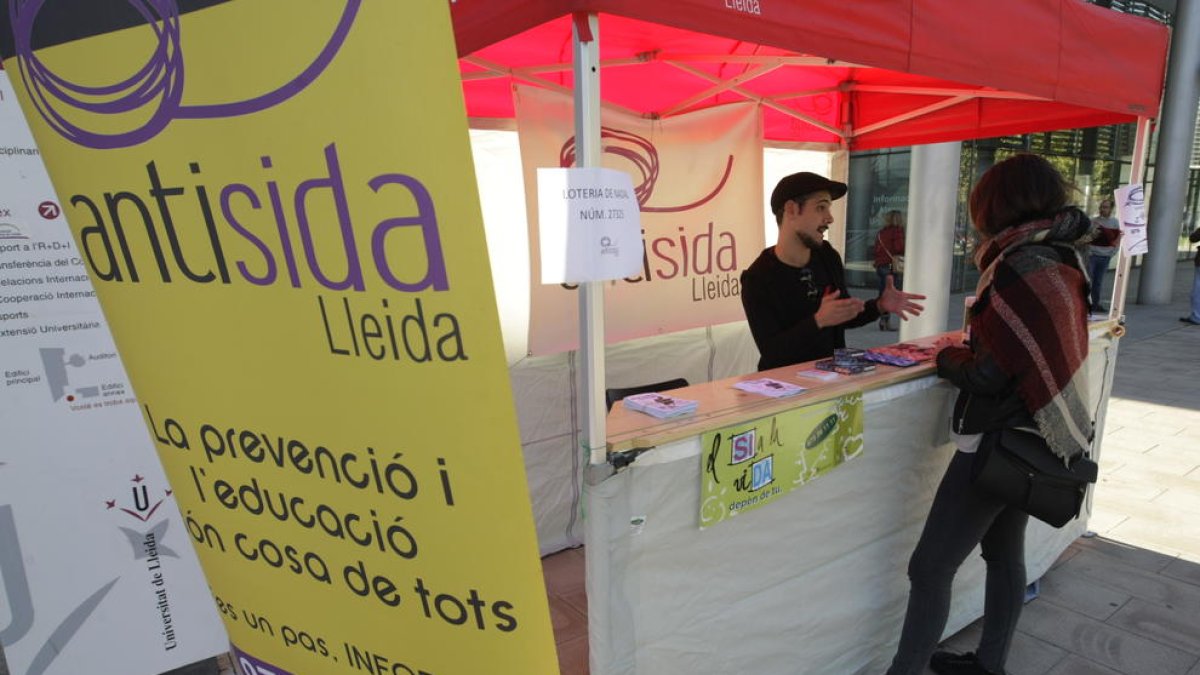L'Associació Antisida de Lleida detecta tres nous casos de VIH i onze de sífilis en el que portem d'any