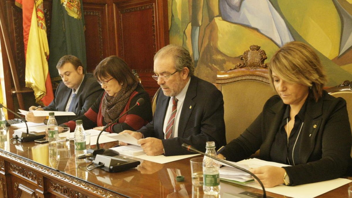 Imatge de la sessió del ple de la corporació.