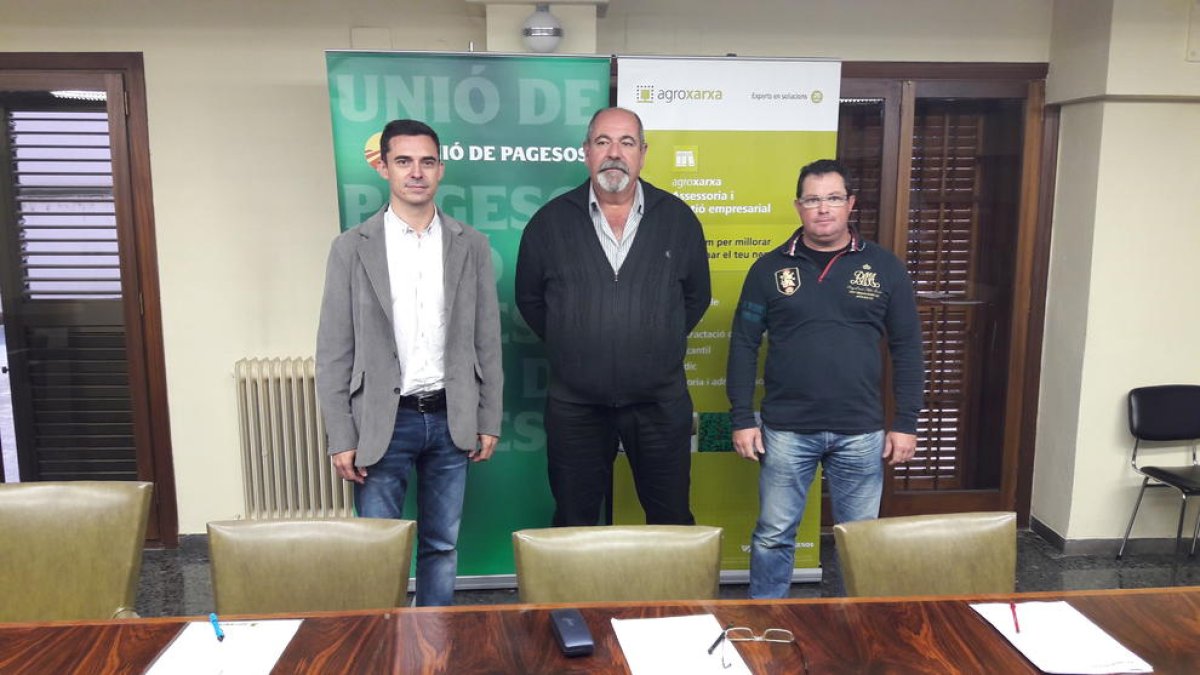 Jordi Gispert, Jaume Pedrós i Ramon Comes.