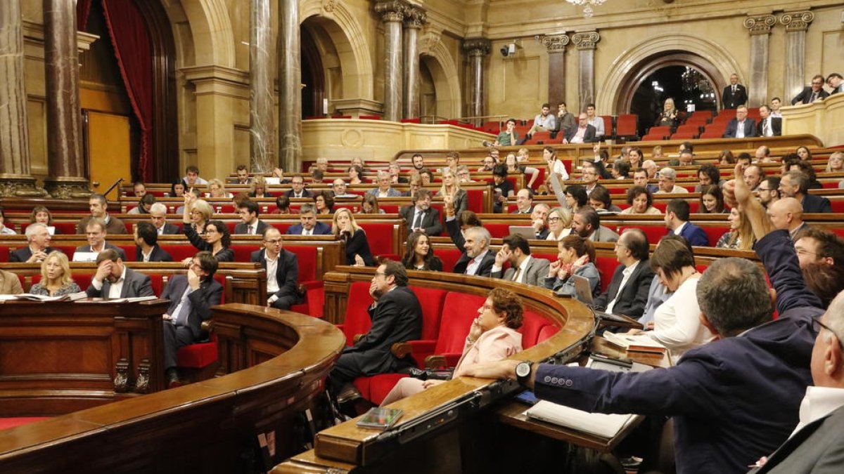 El Parlament, en una sessió de dijous passat.