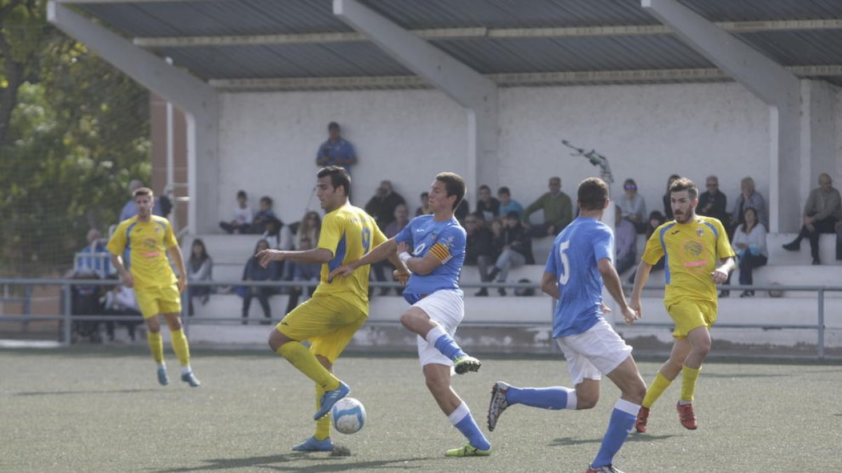 Noel Carbonell, l’autor del gol de l’empat, és el capità del Lleida Esportiu B.