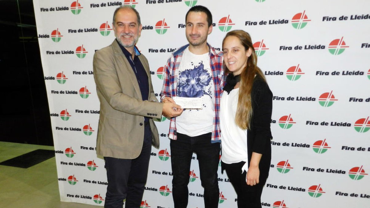 Una parella de Mollerussa guanya els 1.000 euros de la fira De Nuvis