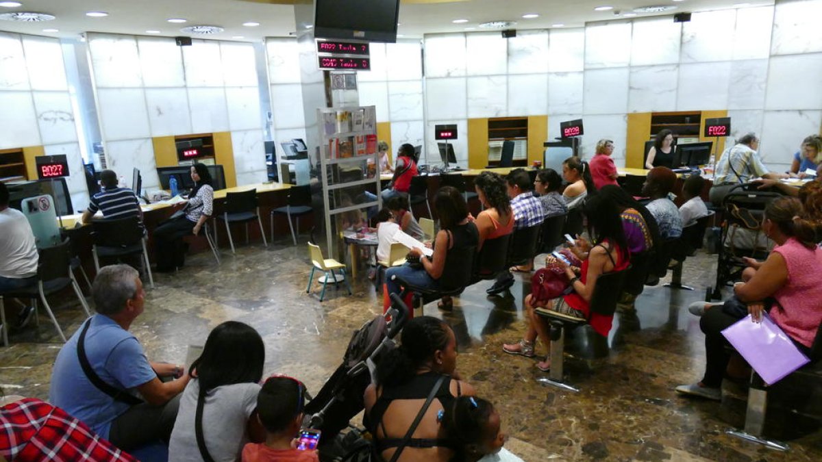 L’Omac de l’edifici Pal·las gestiona els empadronaments.